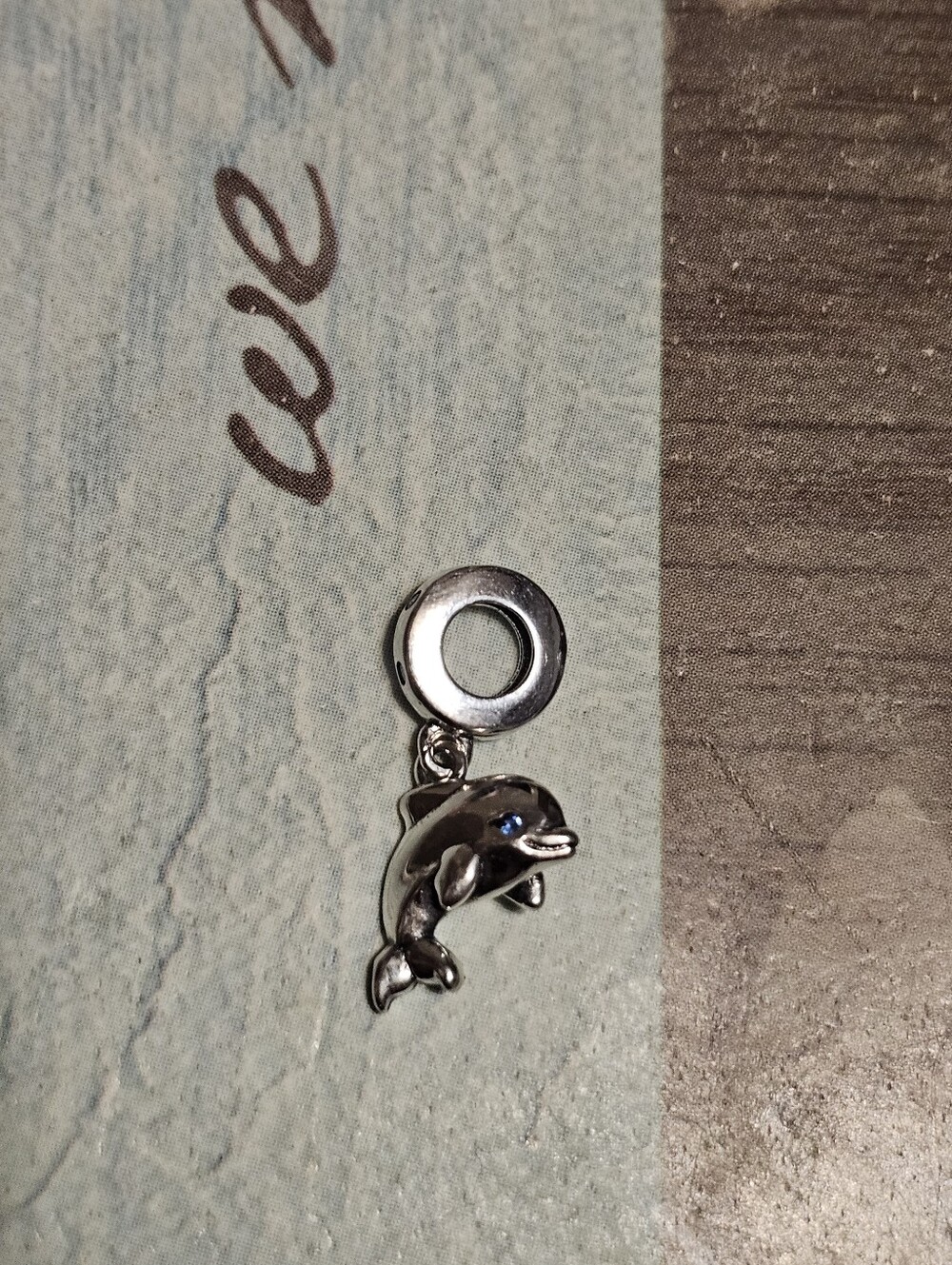 Sterling Silver 925 Dolphin Charm Pendant